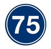 Deluxe Chipping Targets Blue 75